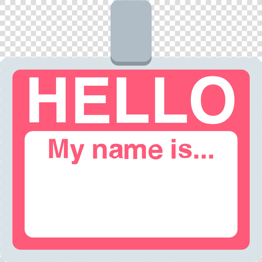 Clip Art Hello My Name Is Svg   Parallel  HD Png DownloadTransparent PNG