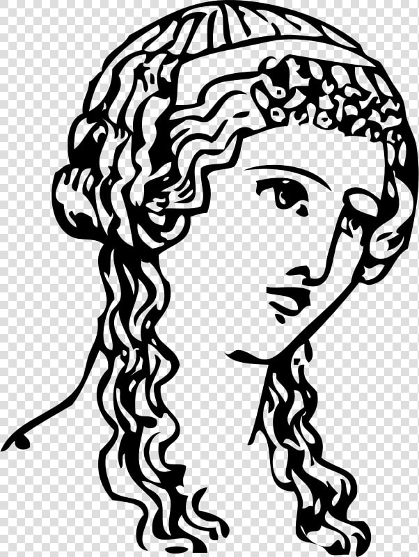 Grecian Hairdressing 13 Clipart Icon Png   Greek Woman Png  Transparent PngTransparent PNG