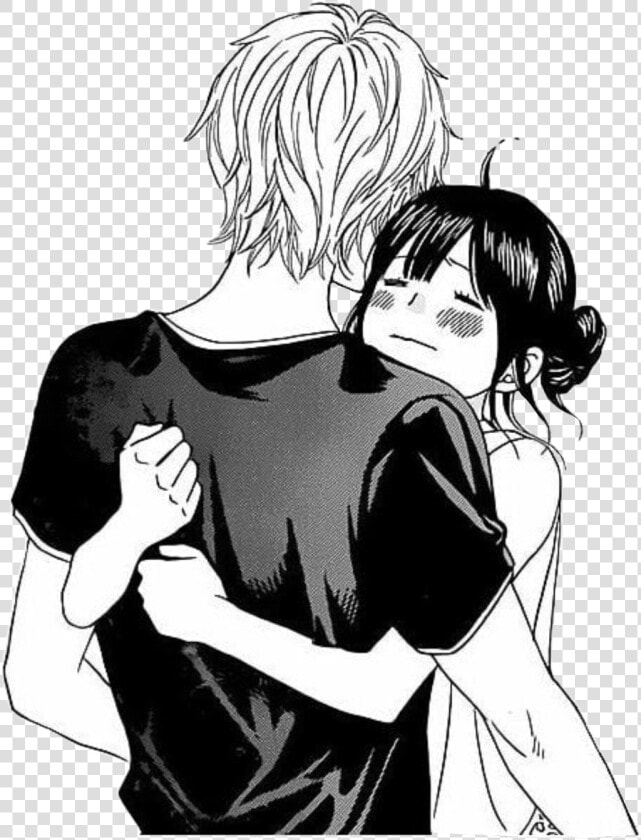 Hd   Anime Girl Hugging Boy  HD Png DownloadTransparent PNG