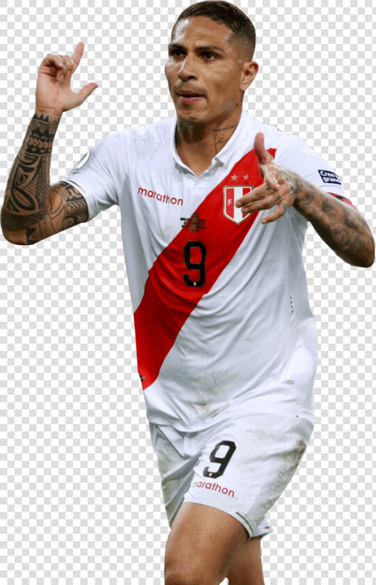 Paolo Guerrero render   Player  HD Png DownloadTransparent PNG