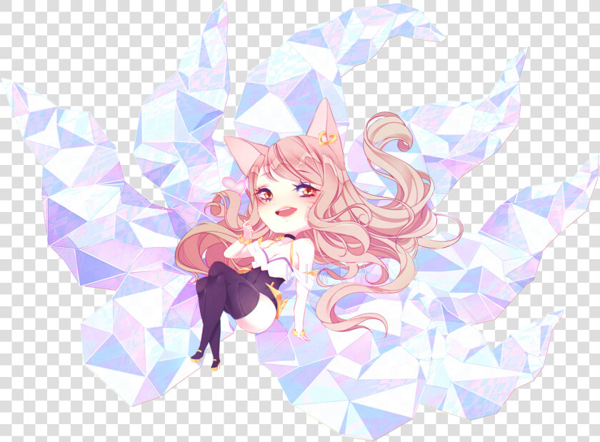 Chibi K da Ahri By Rircat Hd Wallpaper Background Fan   Ahri Png Kda Ahri  Transparent PngTransparent PNG