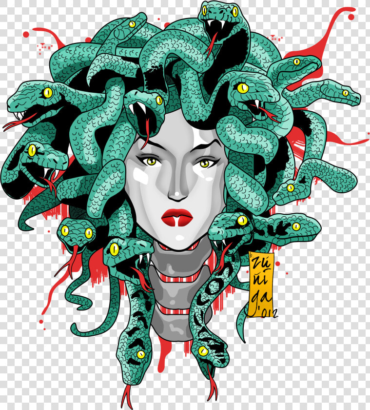 Gorgon Drawing Greek God Face  HD Png DownloadTransparent PNG