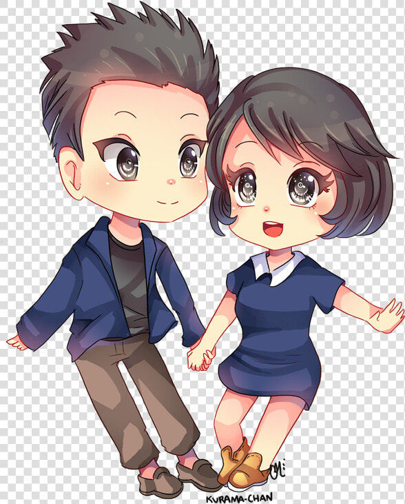 Chibi Couple Commission For Color Walk By Kurama Chan   Fikr Hai Hume Teri  HD Png DownloadTransparent PNG