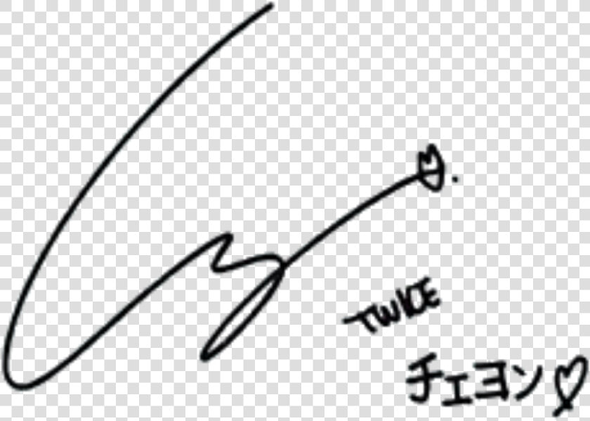  chaeyoung  autograph   Twice サイン 背景 透過  HD Png DownloadTransparent PNG