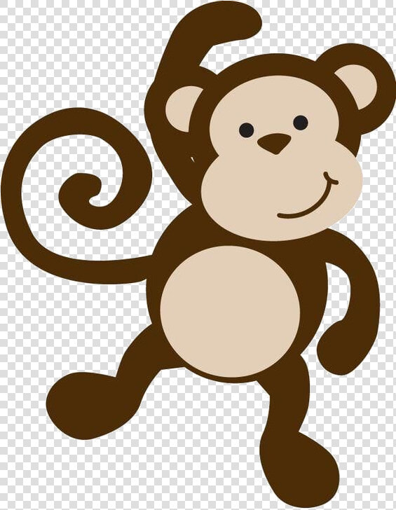 Monkey Baby Clipart Ba Silhouette At Getdrawings Free   Baby Monkey Clipart  HD Png DownloadTransparent PNG