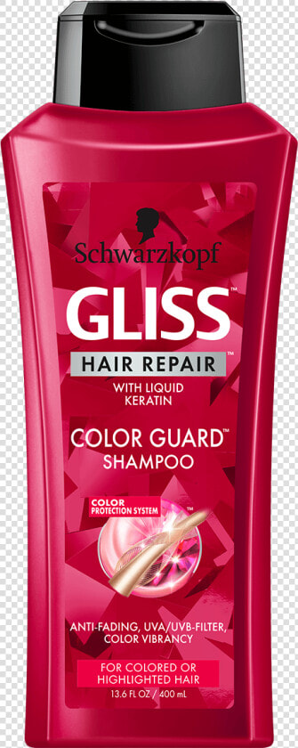 Gliss Us Color Guard Shampoo   Schwarzkopf Gliss Fiber Therapy Shampoo  HD Png DownloadTransparent PNG