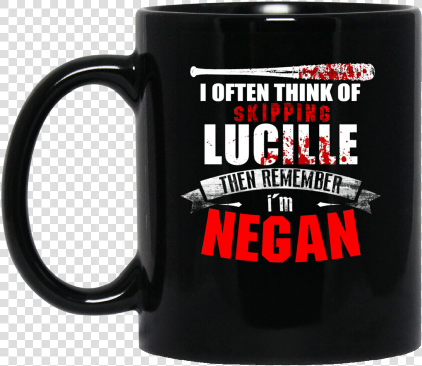 I Often Think Of Skipping Mug The Walking Dead Lucille  HD Png DownloadTransparent PNG