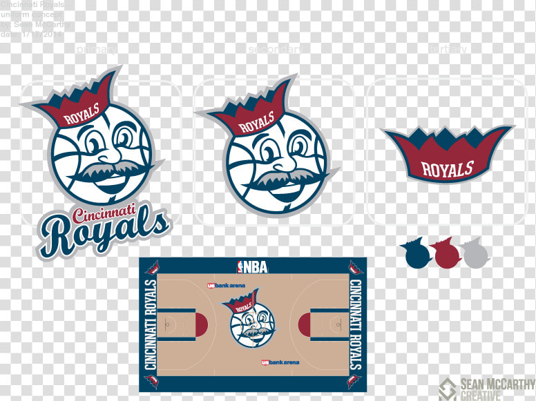 Cincinnati Royals Basketball Logo   Png Download   Cincinnati Royals Logo Png  Transparent PngTransparent PNG