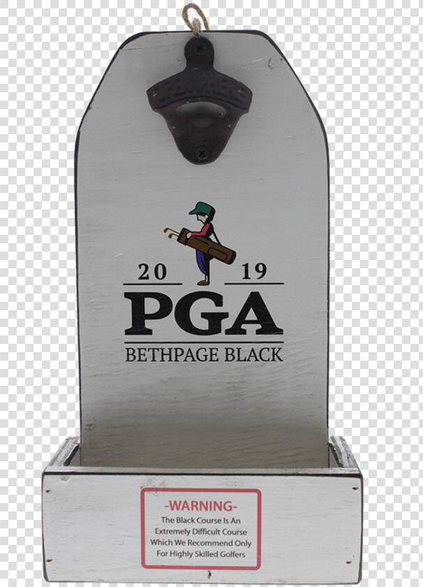 2019 Pga Bethpage Course Wooden Mounted Bottle Opener    Pga Championship Logo Png  Transparent PngTransparent PNG