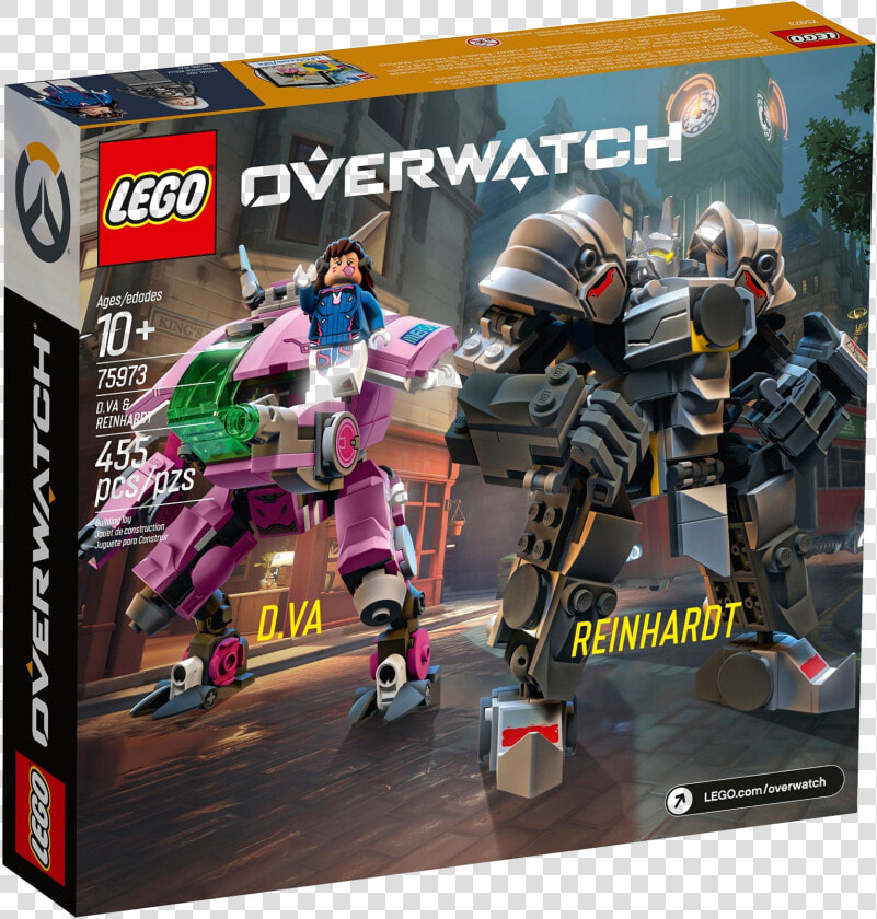 Va  amp  Reinhardt   Overwatch Dva Lego Sets  HD Png DownloadTransparent PNG