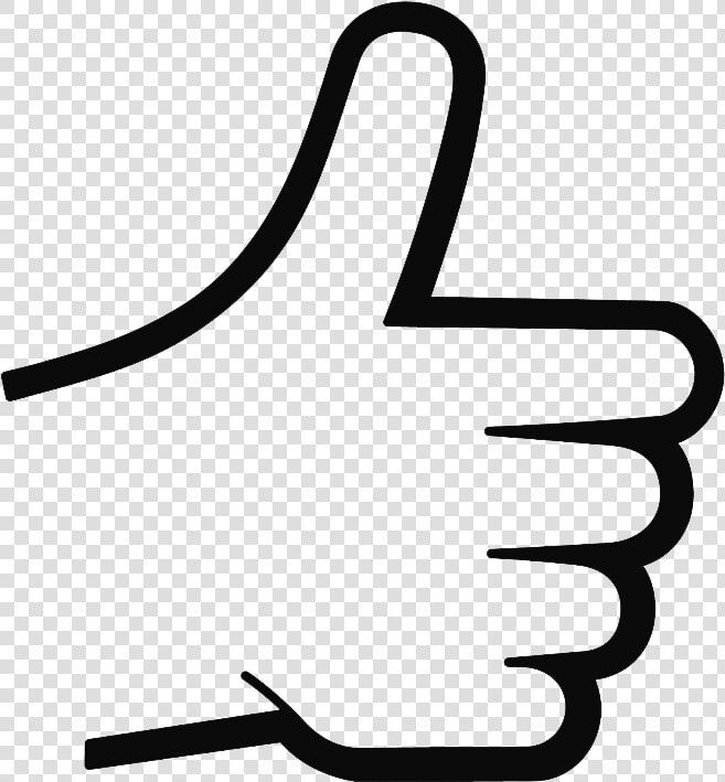 Thumb Signal Drawing Sketch Line Art   Thumbs Up Drawing Small  HD Png DownloadTransparent PNG