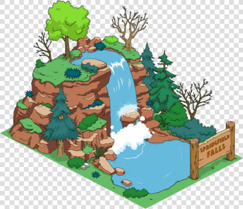 Transparent Safari Guide Clipart   Mountains Water Falls Cartoon  HD Png DownloadTransparent PNG