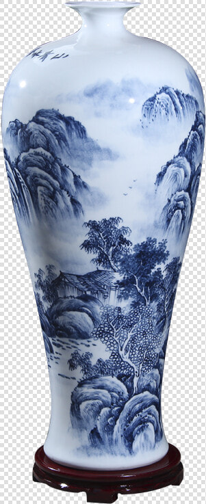 Blue And White Porcelain  HD Png DownloadTransparent PNG