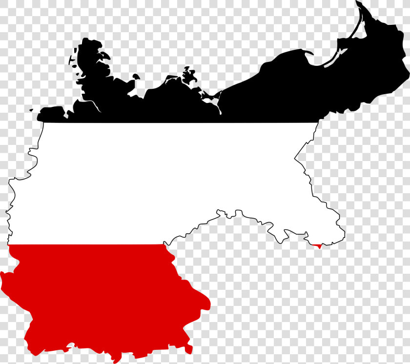 Flag map Of The German Empire   German Empire Flag Map  HD Png DownloadTransparent PNG