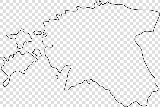 Estonia Map Outline Transparent  HD Png DownloadTransparent PNG