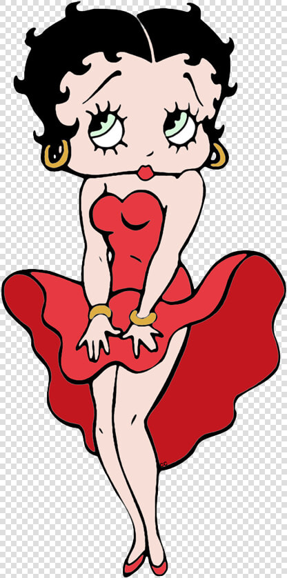 Betty Boop Red Dress Transparent Png Image   Betty Boop Png  Png DownloadTransparent PNG