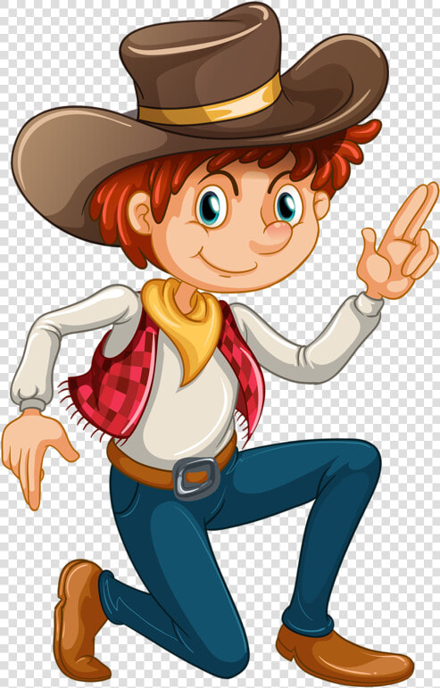 Cowboy Clip Art No Background   Cartoon Cowboy Transparent  HD Png DownloadTransparent PNG