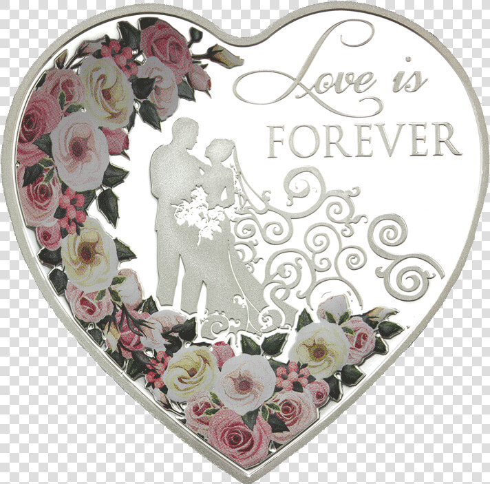 Love Is Forever 2018 Tokelau Heart shaped 20g Silver  HD Png DownloadTransparent PNG