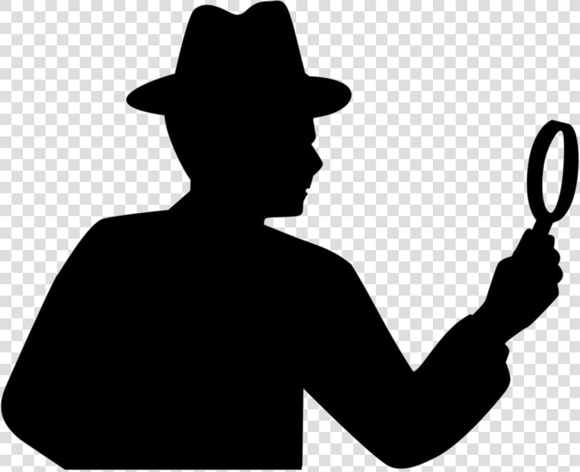 Transparent Detective Silhouette Png   Inspector Silhouette  Png DownloadTransparent PNG