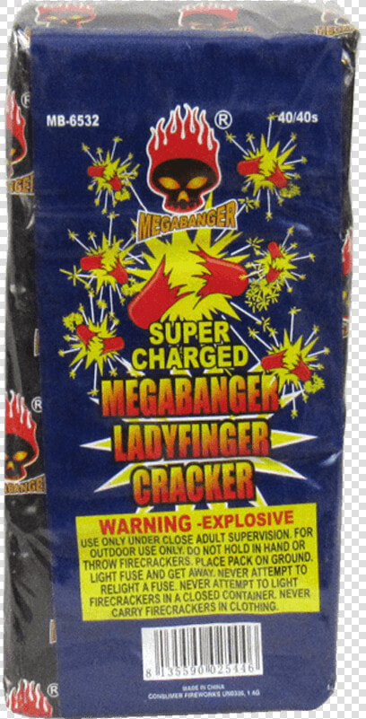 Super Charged Megabanger Ladyfinger Cracker   Superfood  HD Png DownloadTransparent PNG