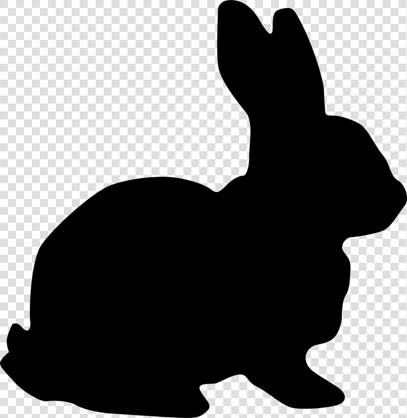 Rabbit Silhouette Transparent Png Image   Rabbit Silhouette Png  Png DownloadTransparent PNG