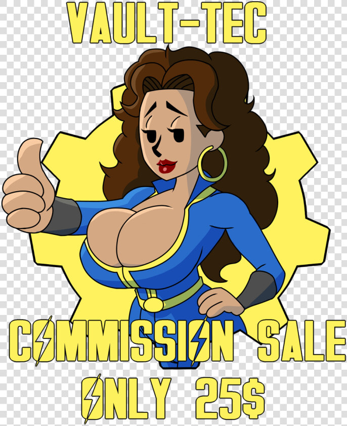 Vault Tec Commission Sale Only 25  Open   Adult Cartoons Aco  HD Png DownloadTransparent PNG