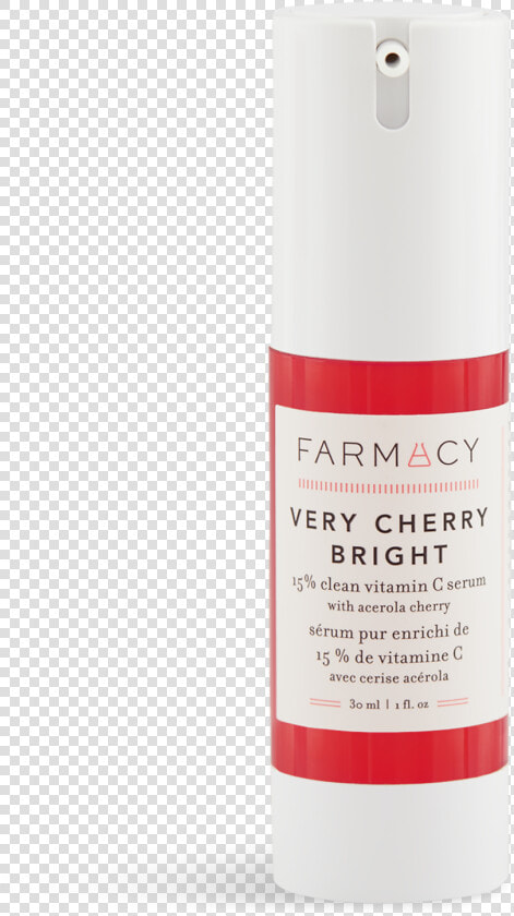 Farmacy Very Cherry Bright 15 Clean Vitamin C Serum   Bottle  HD Png DownloadTransparent PNG