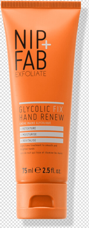 Glycolic Fix Hand Renew   Nip Fab Glycolic Fix Hand Renew Cream Review  HD Png DownloadTransparent PNG