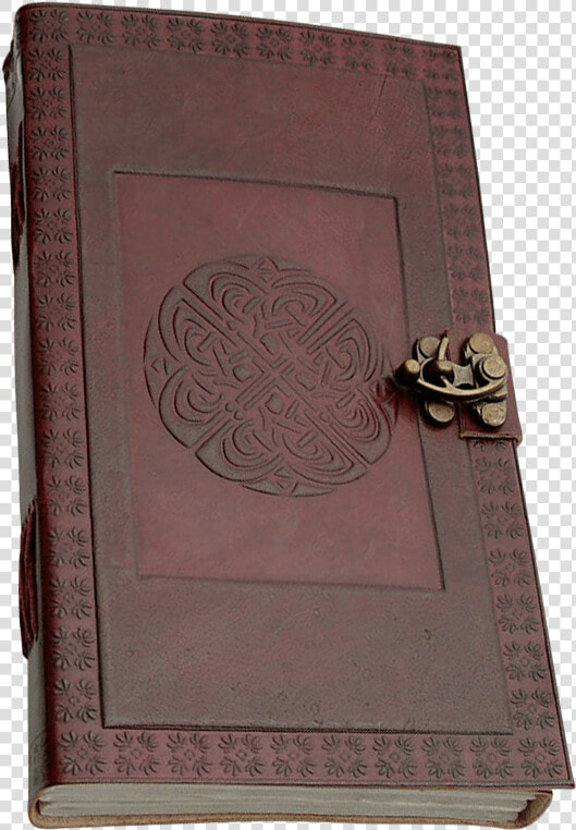 Celtic Circle Leather Journal With Lock   Wood  HD Png DownloadTransparent PNG