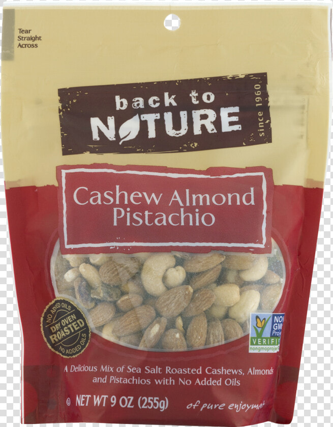 Back To Nature Cashew Almond Pistachio  HD Png DownloadTransparent PNG