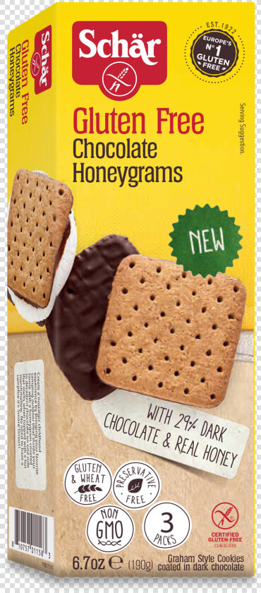 Schar Gluten Free Chocolate Honeygrams    Schar Gluten Free Chocolate Honeygrams  HD Png DownloadTransparent PNG