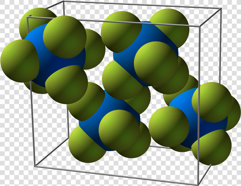 Uranium Hexafluoride Unit Cell 3d Sf  HD Png DownloadTransparent PNG