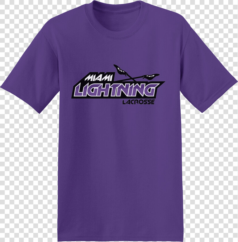 Miami Lightning Purple T shirt   Swordfish  HD Png DownloadTransparent PNG