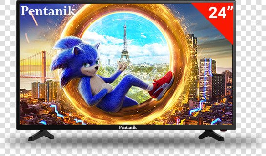 Pentanik Basic 24 Inch Led Tv   Sonic The Hedgehog 2019 Movie  HD Png DownloadTransparent PNG