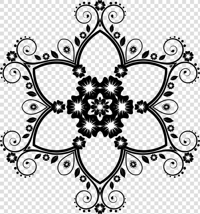 Flower Frame Extrapolated 26 Clip Arts   Floral Design  HD Png DownloadTransparent PNG