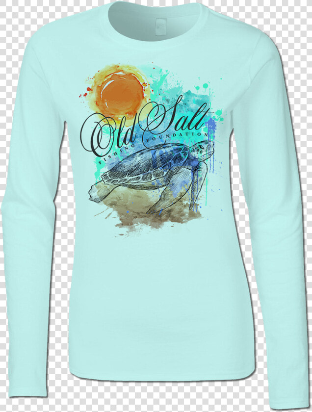 Ladies Performance Fishing Tee   Long sleeved T shirt  HD Png DownloadTransparent PNG