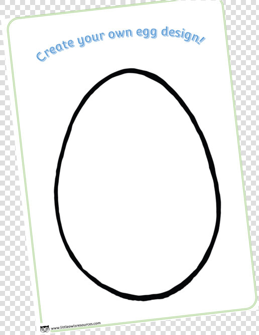 Design Your Own Egg Activity Template   Circle  HD Png DownloadTransparent PNG