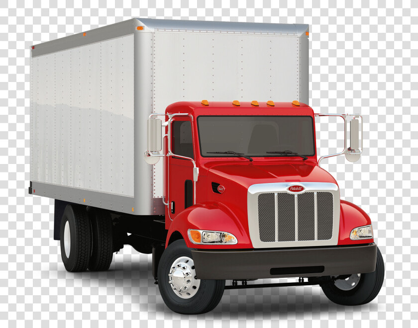 Transparent Truck Vector Png   Peterbilt Medium Duty  Png DownloadTransparent PNG