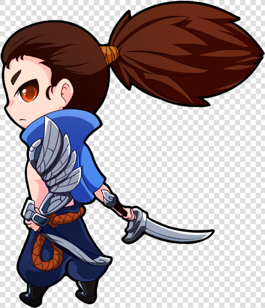 League Of Legends Chibi Yasuo  HD Png DownloadTransparent PNG