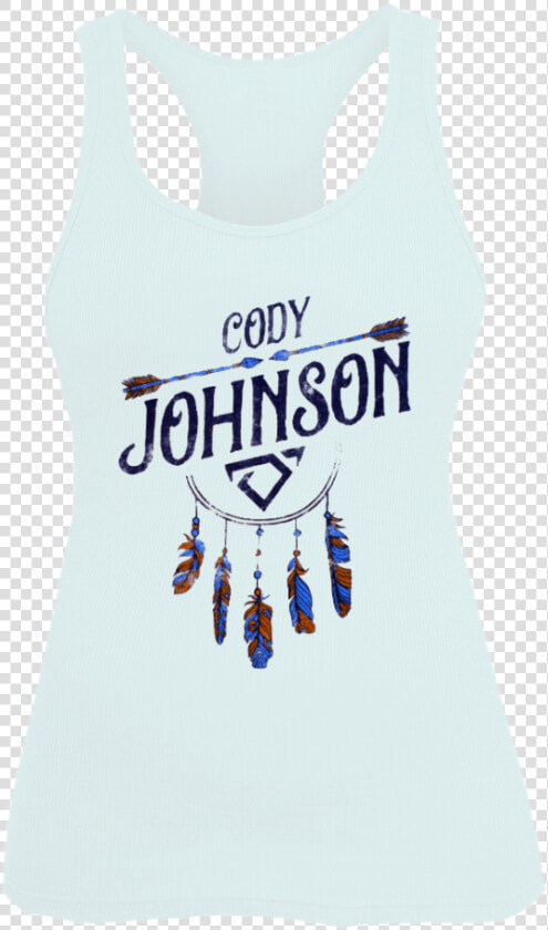 Cody Johnson Ladies White Arrow Tank Title Cody Johnson   Active Tank  HD Png DownloadTransparent PNG