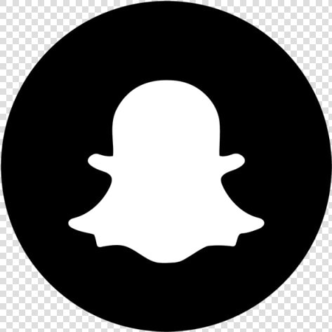 Snapchat Black U0026 White Ic   Snapchat Logo Png Black  Transparent PngTransparent PNG