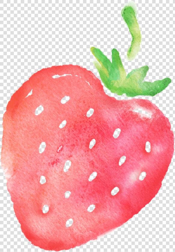  morango  aquarela  strawberry   Watercolor Strawberry Vector  HD Png DownloadTransparent PNG