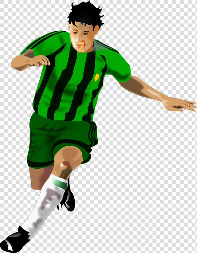 Image Of Soccer Player Clipart   Football Player Clipart Png  Transparent PngTransparent PNG