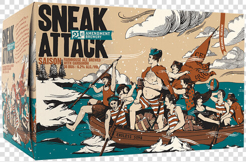 21st Amendment Sneak Attack Saison   Sneak Attack Saison   21st Amendment Brewery  HD Png DownloadTransparent PNG