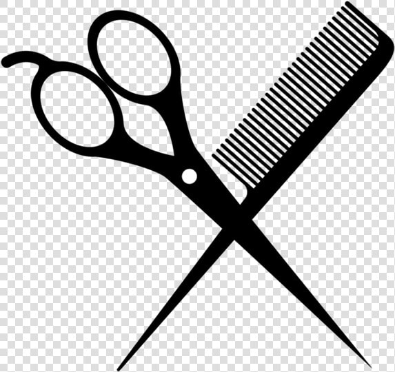 Saloon Instrument Clipart   Png Download   Hair Scissors And Comb Silhouette  Transparent PngTransparent PNG