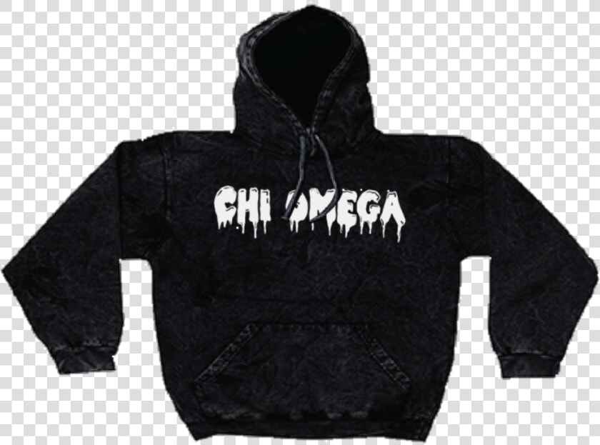 Black Acid Texture Sweatshirt  Reading Chi Omega   Hoodie  HD Png DownloadTransparent PNG