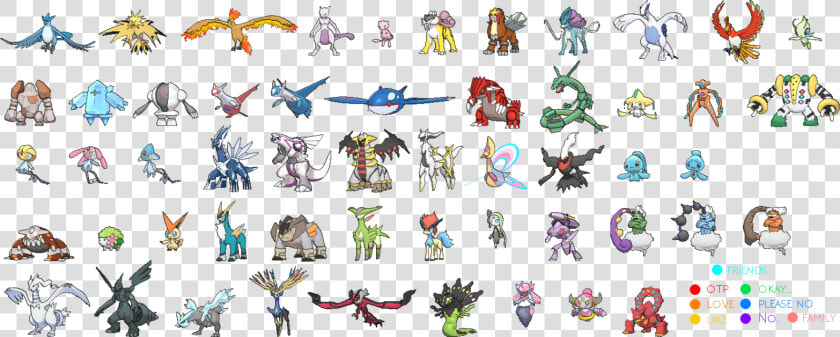 All Legendary Pokemon Pokemon Go  HD Png DownloadTransparent PNG