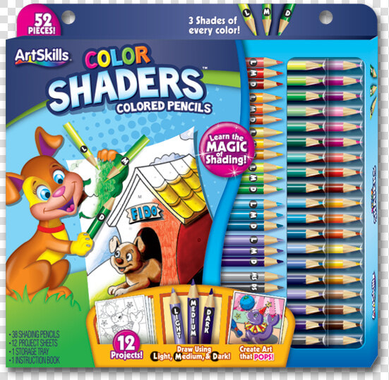 Artskills Color Shader Pencils  1 Each   Artskills Color Shaders Colored Pencils  HD Png DownloadTransparent PNG