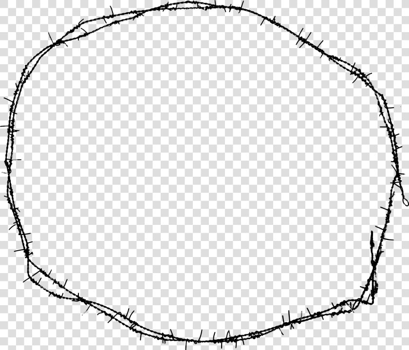 Barb Wire Frame Png  Transparent PngTransparent PNG