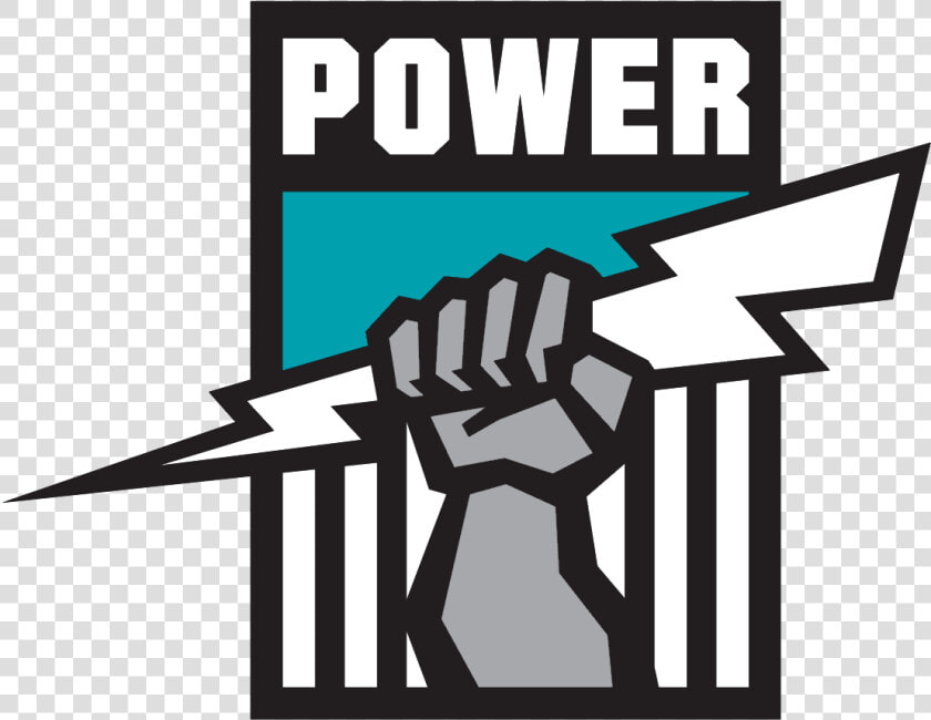 Port Adelaide Power Fc Logo  Logotype   Port Adelaide Football Club Logo  HD Png DownloadTransparent PNG